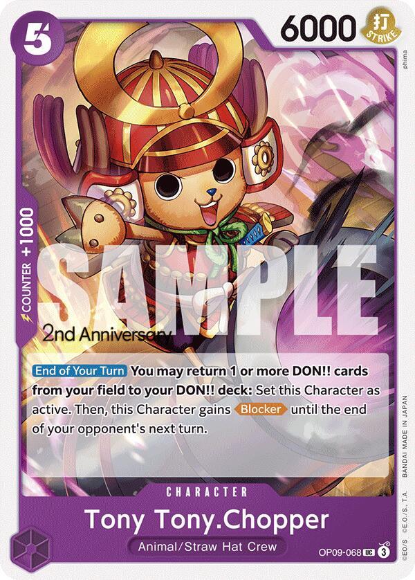 Tony Tony.Chopper (067) OP09-068 card from Emperors in the New World: 2nd Anniversary Tournament Cards