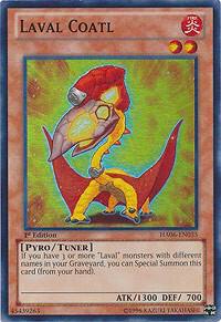 Laval Coatl HA06-EN035 card from Hidden Arsenal 6: Omega Xyz