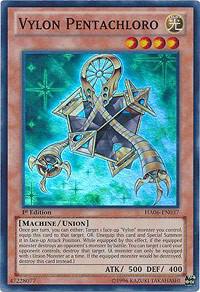 Vylon Pentachloro HA06-EN037 card from Hidden Arsenal 6: Omega Xyz