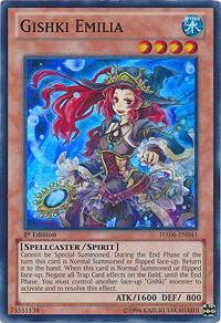 Gishki Emilia HA06-EN041 card from Hidden Arsenal 6: Omega Xyz