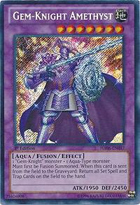 Gem-Knight Amethyst HA06-EN047 card from Hidden Arsenal 6: Omega Xyz