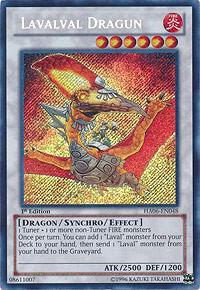 Lavalval Dragun HA06-EN048 card from Hidden Arsenal 6: Omega Xyz