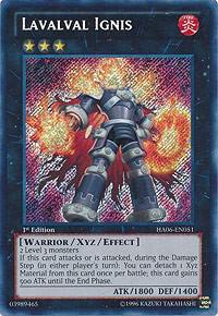 Lavalval Ignis HA06-EN051 card from Hidden Arsenal 6: Omega Xyz