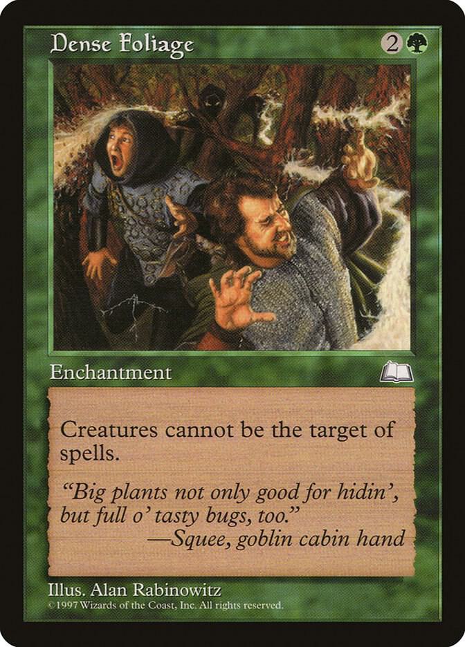 Dense Foliage card from Weatherlight