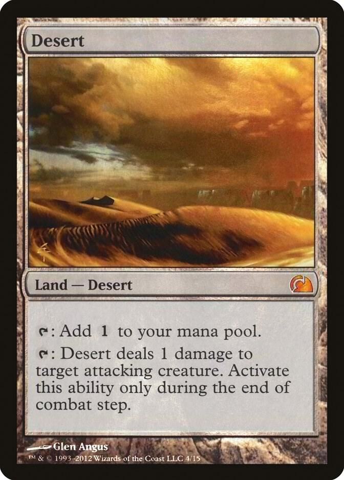 Desert 4 card from From the Vault: Realms