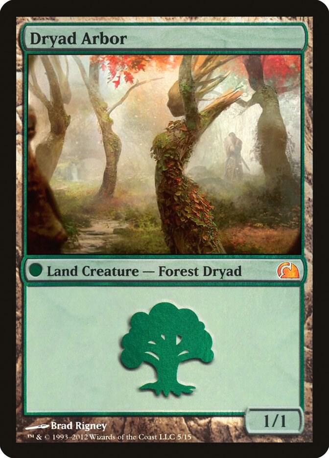 Dryad Arbor 5 card from From the Vault: Realms