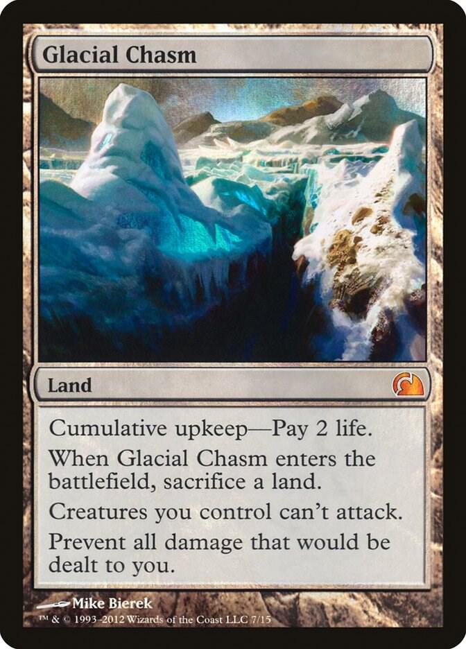 Glacial Chasm 7 card from From the Vault: Realms