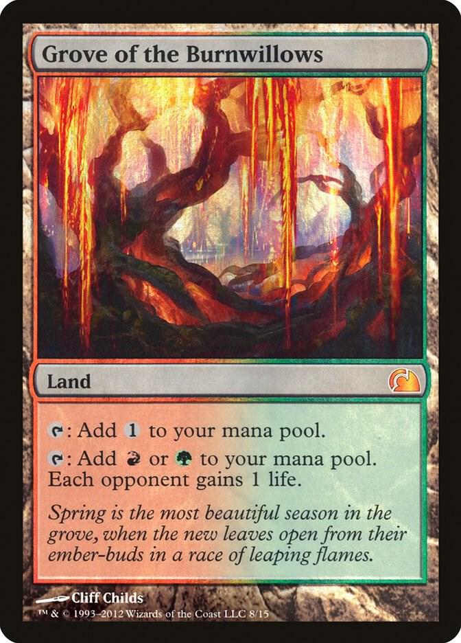 Grove of the Burnwillows 8 card from From the Vault: Realms