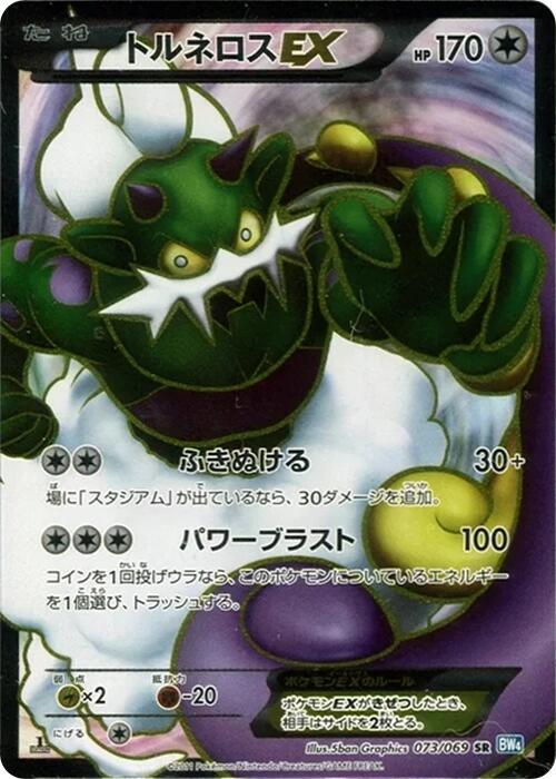 Tornadus EX 073/069 card from BW4: Dark Rush