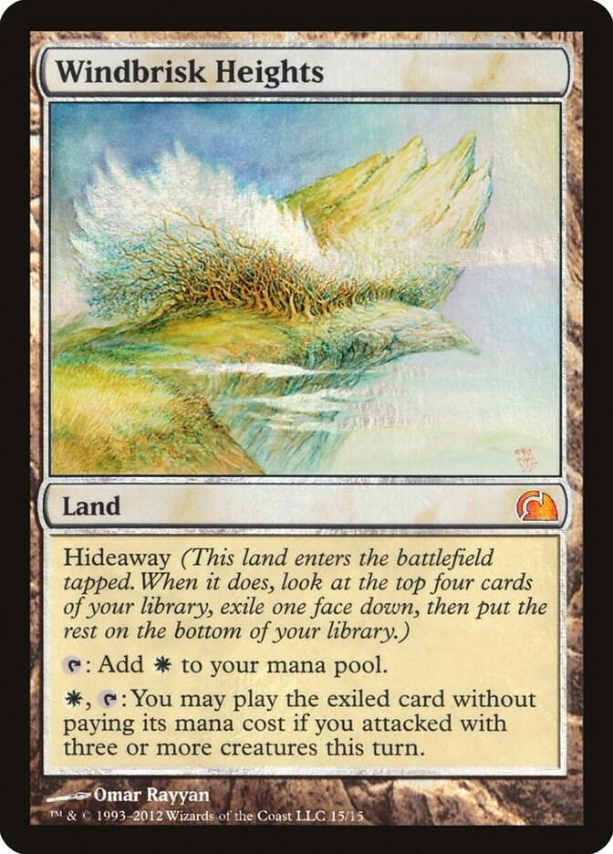 Windbrisk Heights 15 card from From the Vault: Realms