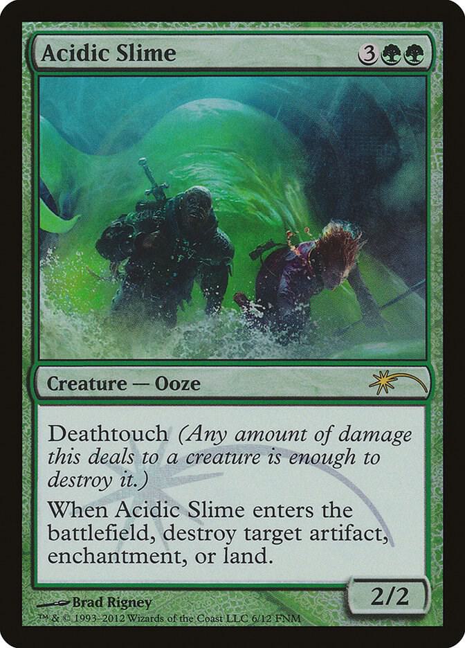 Acidic Slime 6 card from FNM Promos