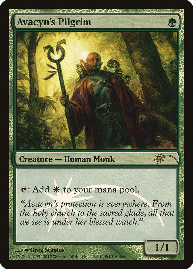Avacyn's Pilgrim 8 card from FNM Promos