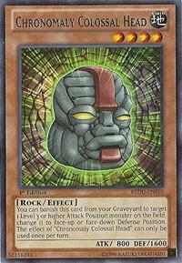 Chronomaly Colossal Head REDU-EN010 card from Return of the Duelist