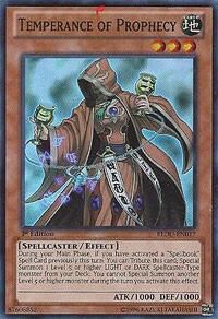 Temperance of Prophecy REDU-EN017 card from Return of the Duelist