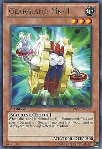 Geargiano Mk-II REDU-EN027 card from Return of the Duelist
