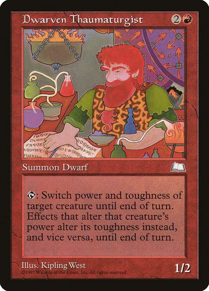 Dwarven Thaumaturgist card from Weatherlight