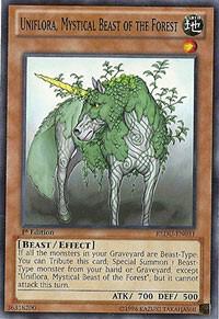 Uniflora, Mystical Beast of the Forest REDU-EN031 card from Return of the Duelist