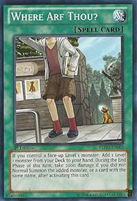 Where Arf Thou? REDU-EN062 card from Return of the Duelist