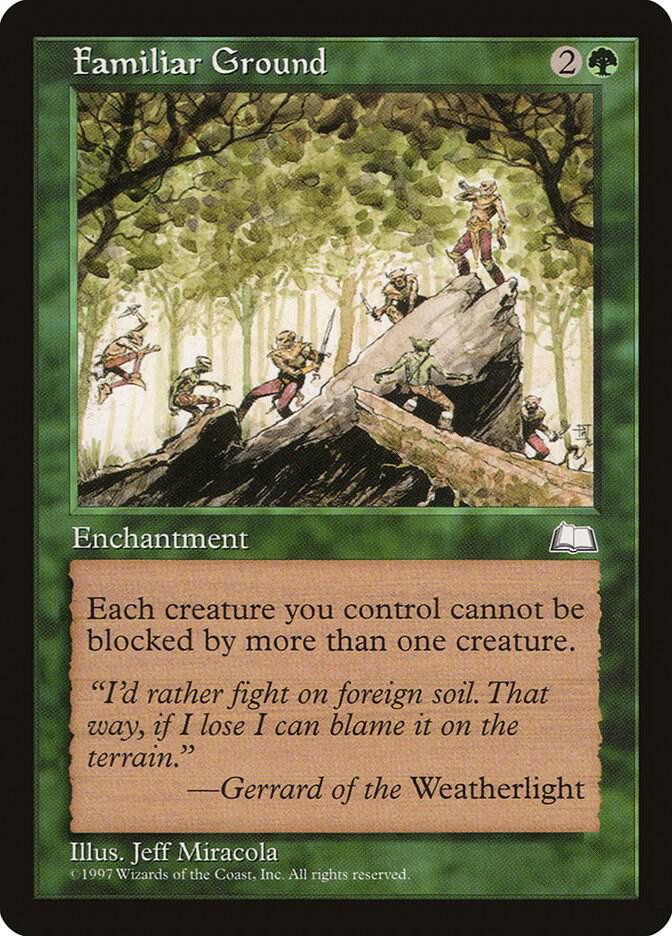 Familiar Ground card from Weatherlight