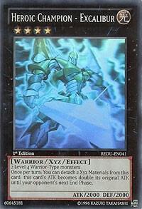 Heroic Champion - Excalibur (Ghost Rare) REDU-EN041 card from Return of the Duelist