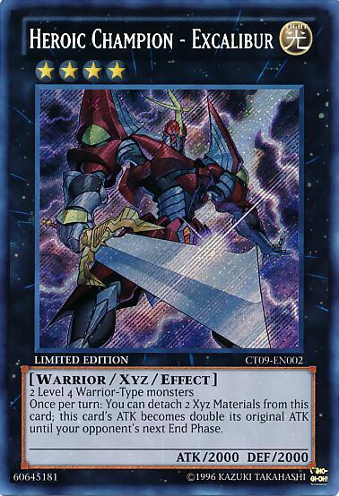 Heroic Champion - Excalibur CT09-EN002 card from 2012 Collectors Tin