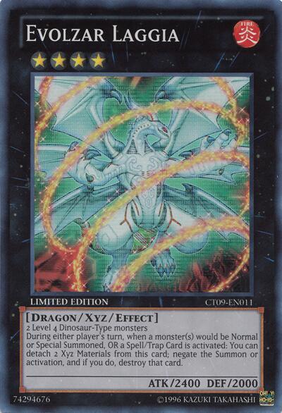 Evolzar Laggia CT09-EN011 card from 2012 Collectors Tin
