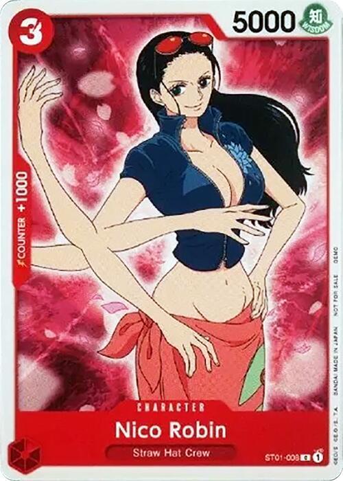 Nico Robin ST01-008 card from One Piece Demo Deck Cards