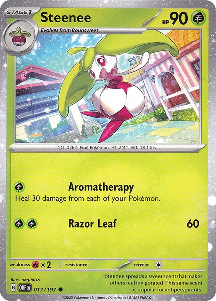 Steenee (Cosmos Holo) 017/197 card from Miscellaneous Cards & Products