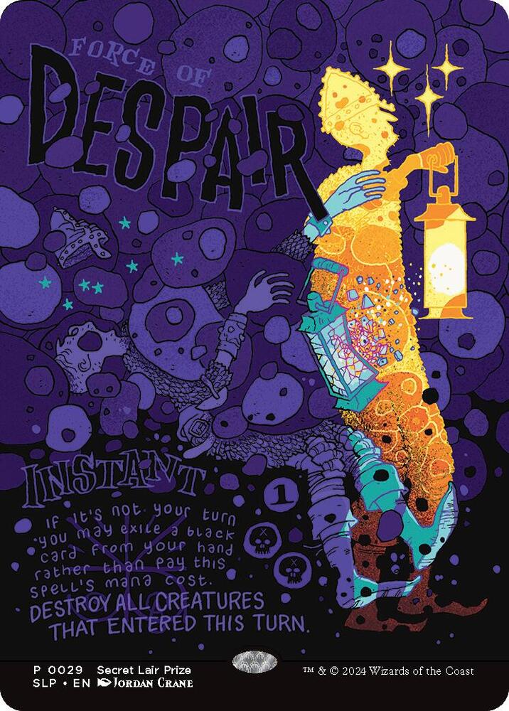 Force of Despair 29 card from Secret Lair Showdown