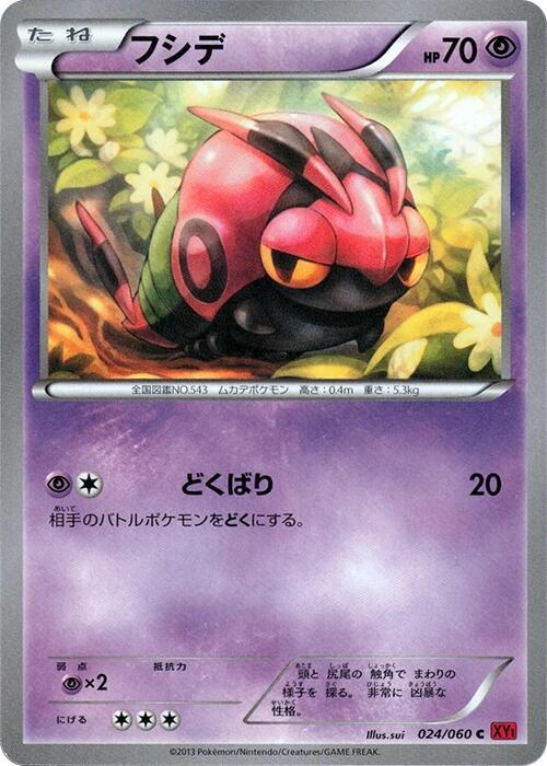 Venipede 024/060 card from XY-By: Collection Y