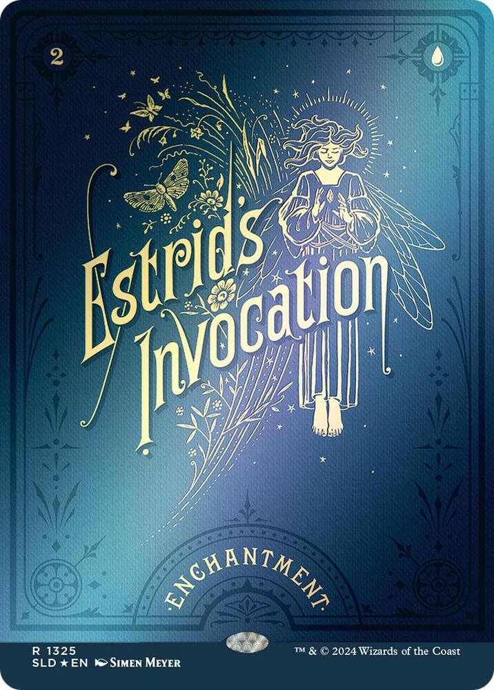 Estrid's Invocation 1325 card from Secret Lair Drop Series
