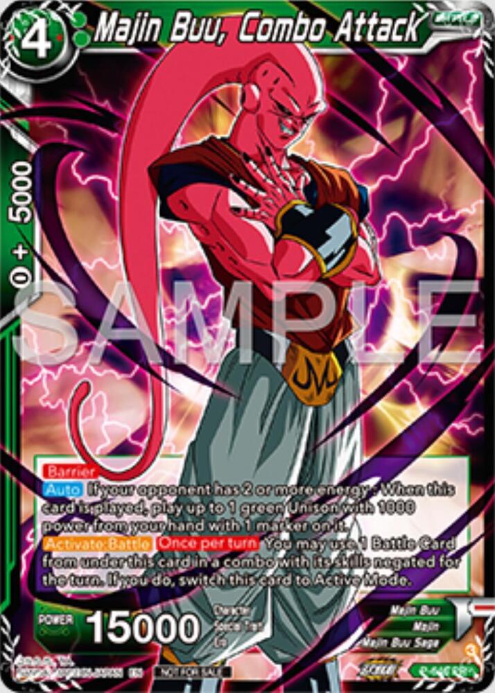 Majin Buu, Combo Attack P-646 card from Tournament Promotion Cards