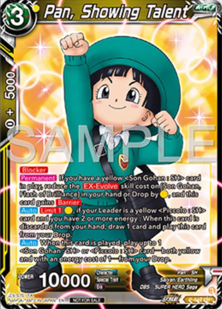 Pan, Showing Talent P-649 card from Tournament Promotion Cards