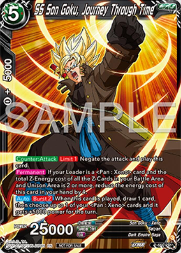 SS Son Goku, Journey Through Time P-649 card from Tournament Promotion Cards