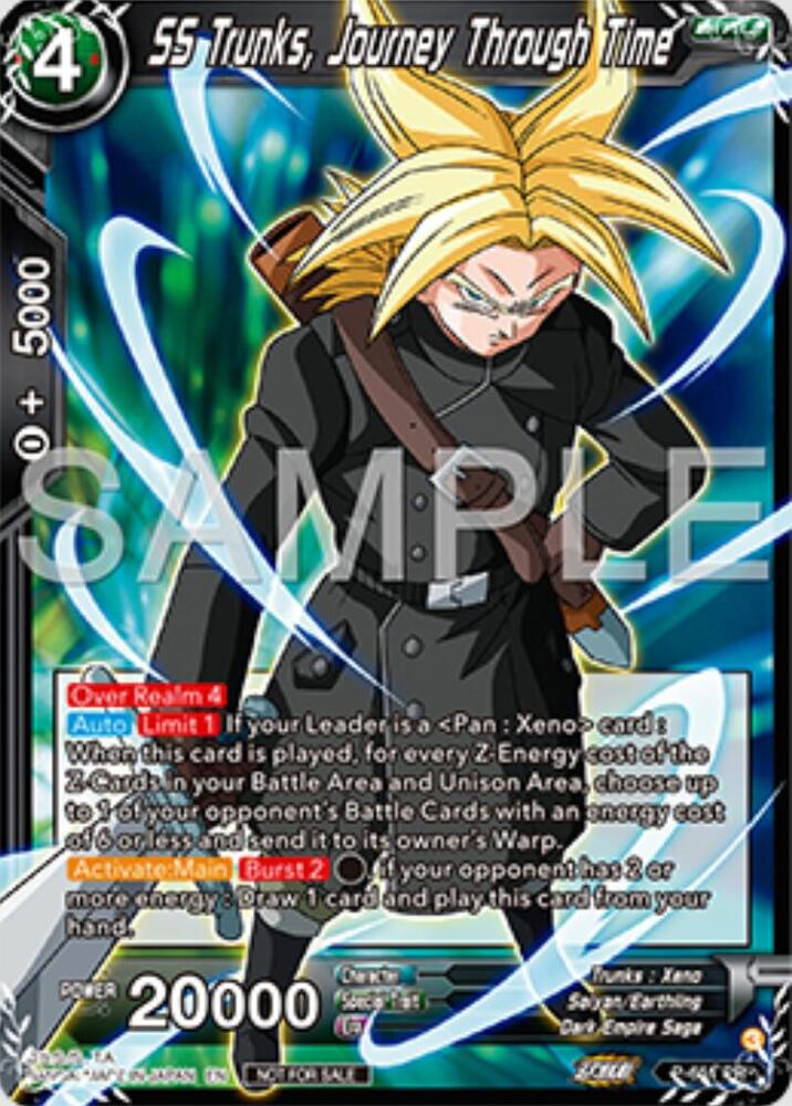 SS Trunks, Journey Through Time P-651 card from Tournament Promotion Cards