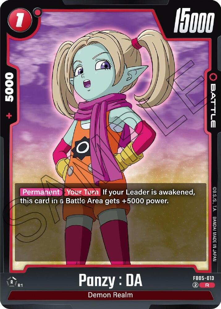 Panzy : DA FB05-013 card from New Adventure