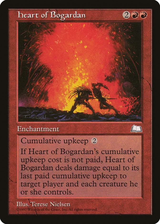 Heart of Bogardan card from Weatherlight