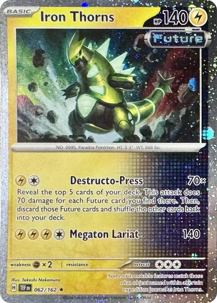 Iron Thorns (Cosmos Holo) 062/162 card from Miscellaneous Cards & Products