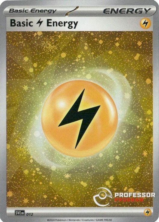 Lightning Energy (2024) 012 card from Professor Program Promos