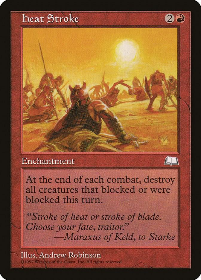 Heat Stroke card from Weatherlight