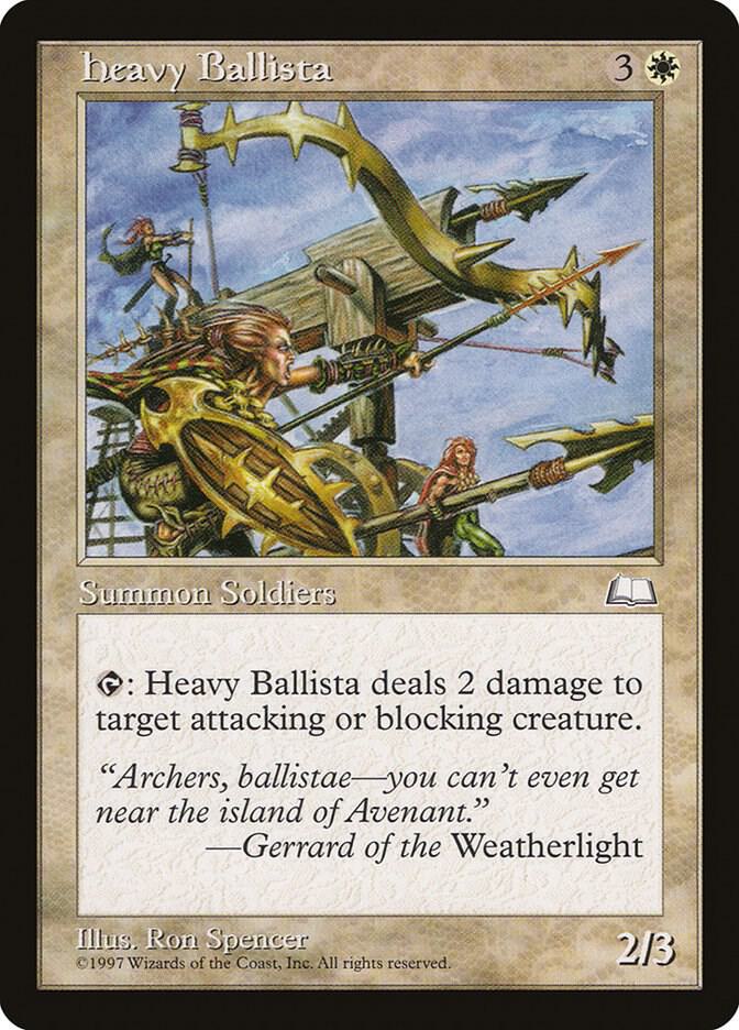 Heavy Ballista card from Weatherlight