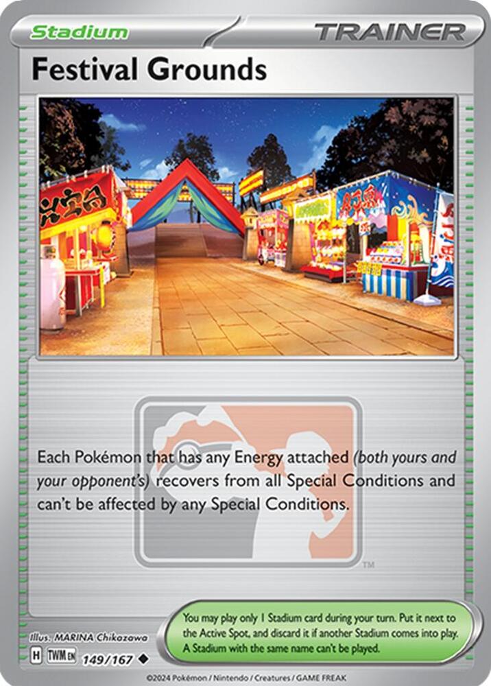 Festival Grounds (League Promo) 149/167 card from League & Championship Cards