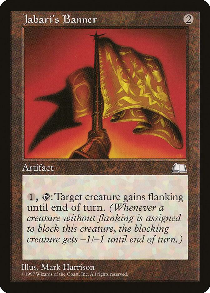 Jabari's Banner card from Weatherlight