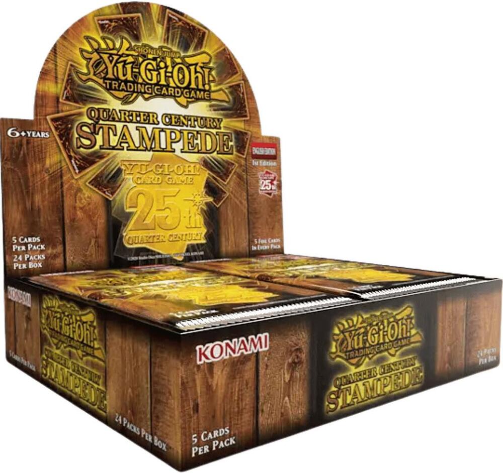 Quarter Century Stampede Booster Box card from Quarter Century Stampede