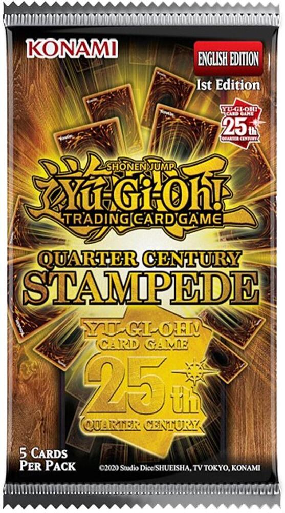Quarter Century Stampede Booster Pack card from Quarter Century Stampede
