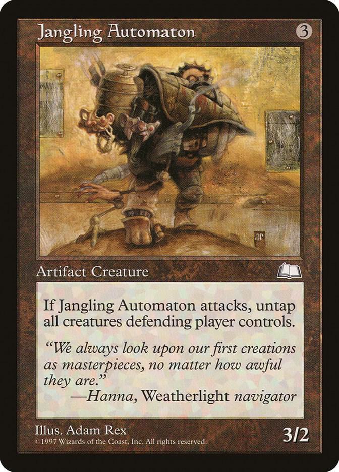 Jangling Automaton card from Weatherlight