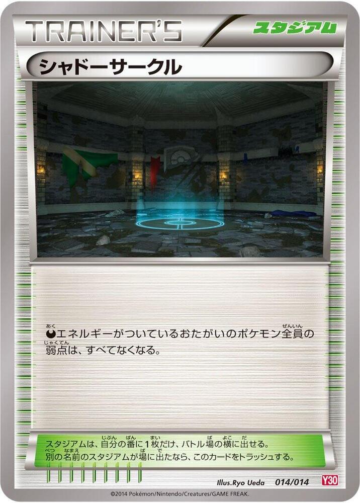 Shadow Circle 014/014 card from Yveltal Half Deck