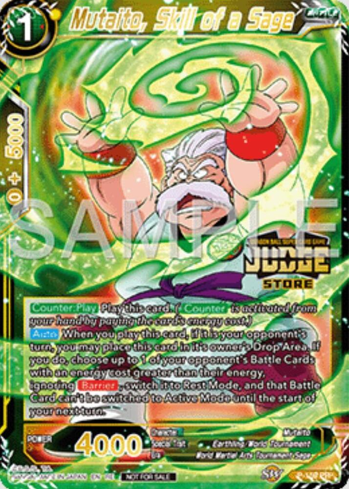 Mutaito, Skill of a Sage (Judge Pack Vol.16) (Store) P-159 card from Judge Promotion Cards