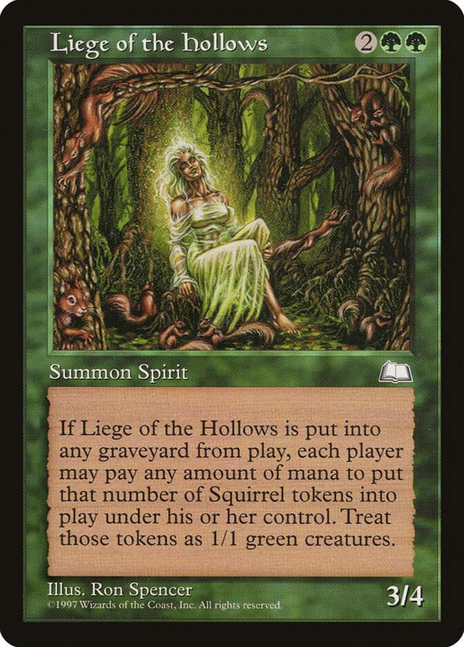 Liege of the Hollows card from Weatherlight