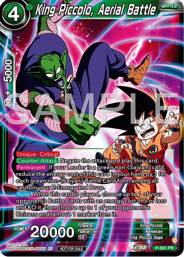 King Piccolo, Aerial Battle (Championship 2024 Finals Pack) P-561 card from Tournament Promotion Cards